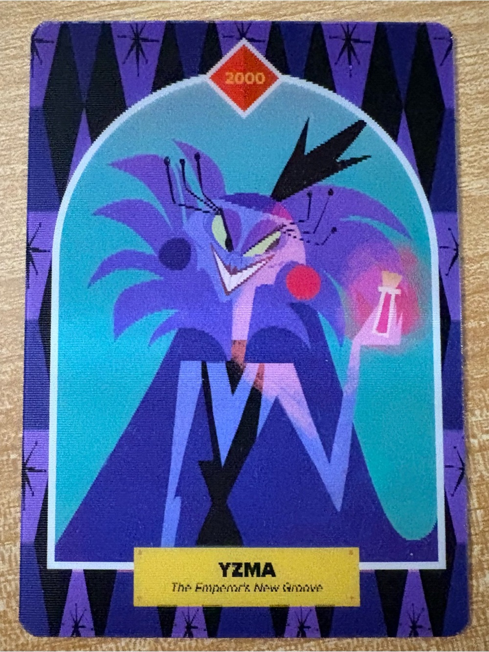 NEW 2024 Disneyland Magic Key Holder Villains Lenticular Card Yzma Exclusive